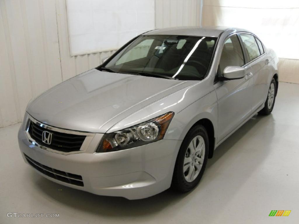 2010 Accord LX-P Sedan - Alabaster Silver Metallic / Gray photo #1