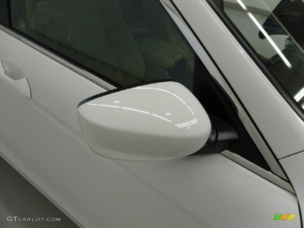 2010 Accord EX Sedan - Taffeta White / Ivory photo #28