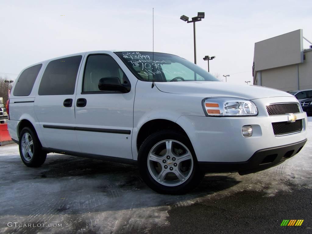 2008 Uplander LS - Summit White / Medium Gray photo #6