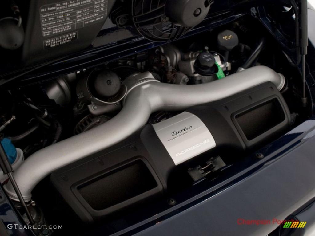 2007 911 Turbo Coupe - Midnight Blue Metallic / Black Full Leather photo #19