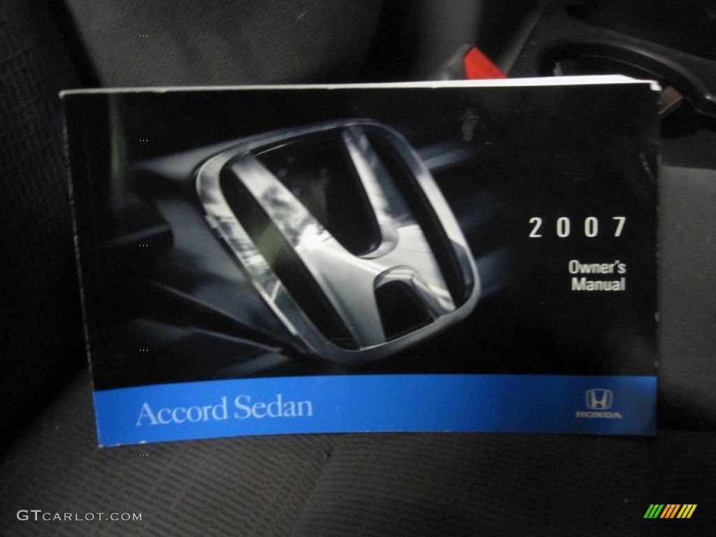 2007 Accord LX Sedan - Cool Blue Metallic / Gray photo #9