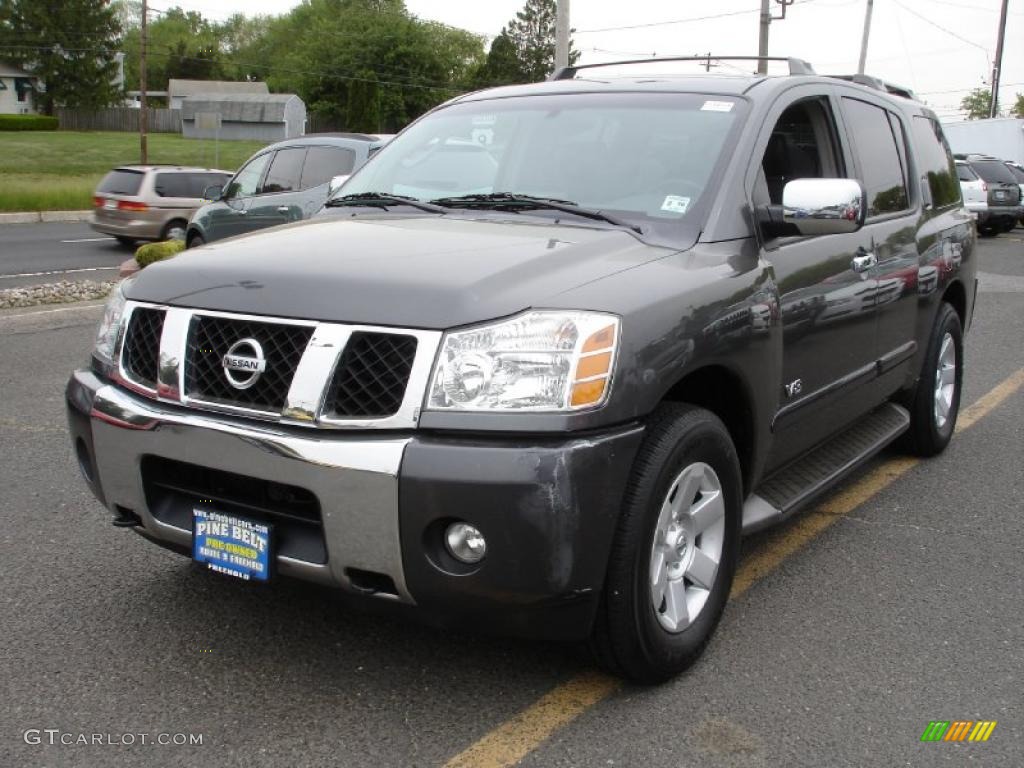 2005 Armada LE 4x4 - Smoke Gray / Graphite/Titanium photo #1