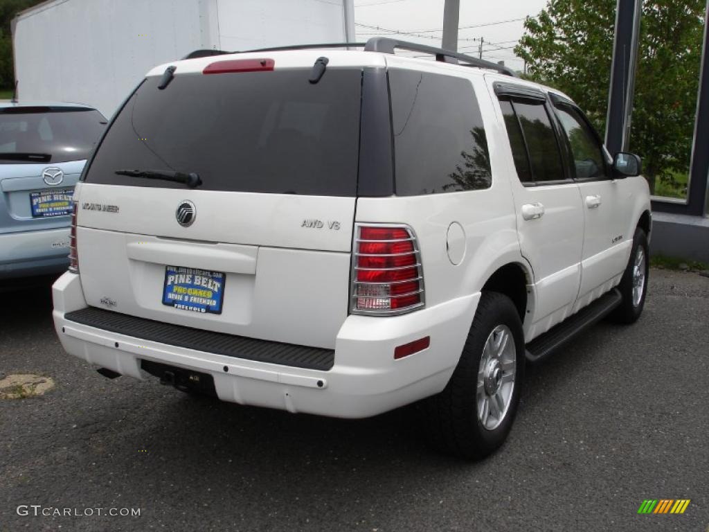 2002 Mountaineer AWD - White Pearlescent Metallic / Medium Dark Parchment photo #4