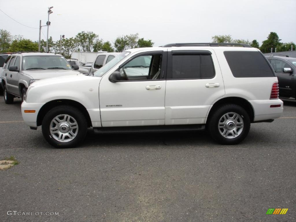 2002 Mountaineer AWD - White Pearlescent Metallic / Medium Dark Parchment photo #9