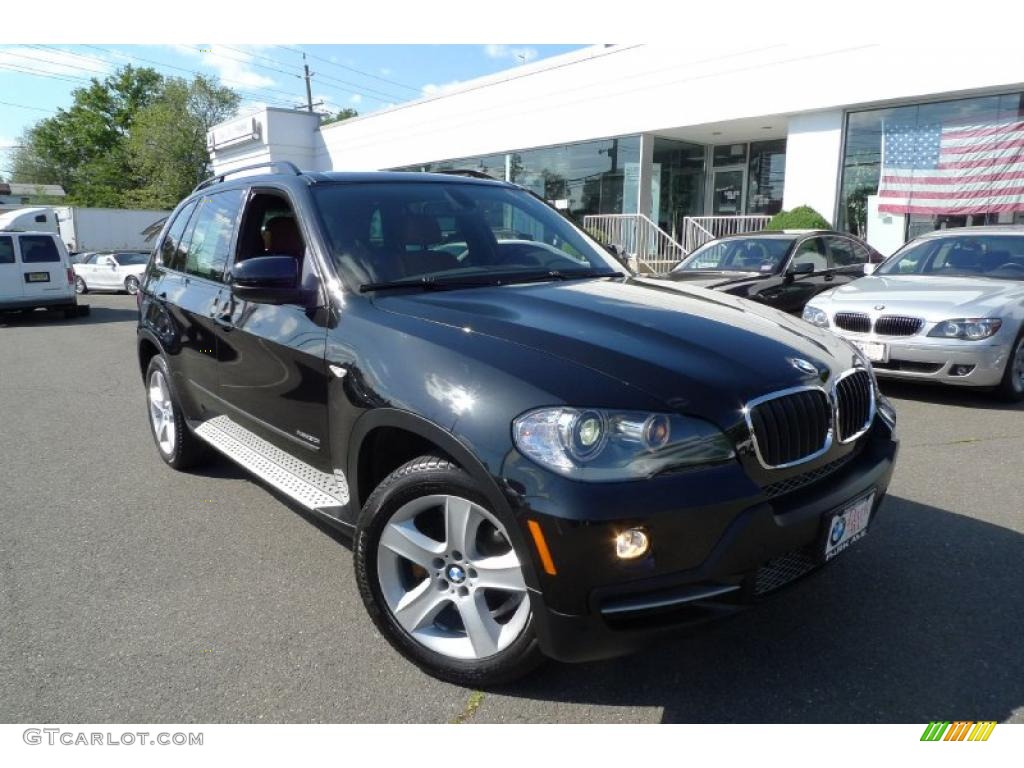 2009 X5 xDrive30i - Jet Black / Saddle Brown Nevada Leather photo #1