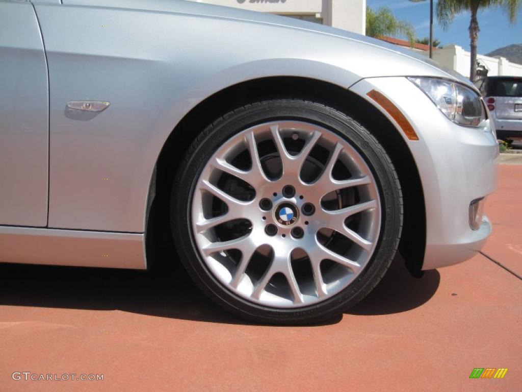 2007 3 Series 328i Coupe - Titanium Silver Metallic / Grey photo #19