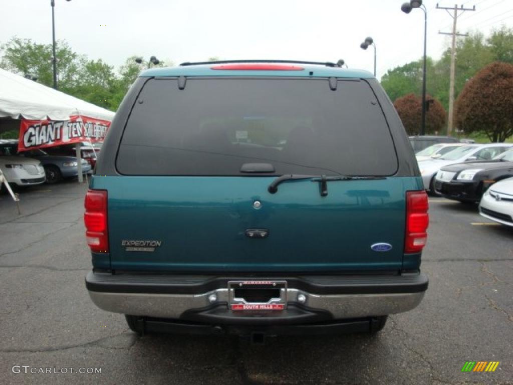 1997 Expedition XLT 4x4 - Pacific Green Metallic / Medium Prairie Tan photo #3