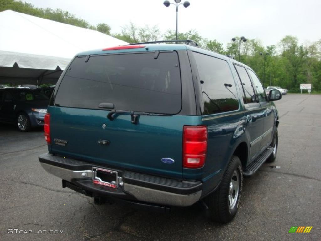 1997 Expedition XLT 4x4 - Pacific Green Metallic / Medium Prairie Tan photo #4