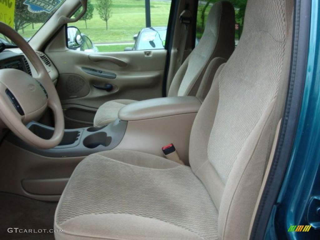 1997 Expedition XLT 4x4 - Pacific Green Metallic / Medium Prairie Tan photo #8