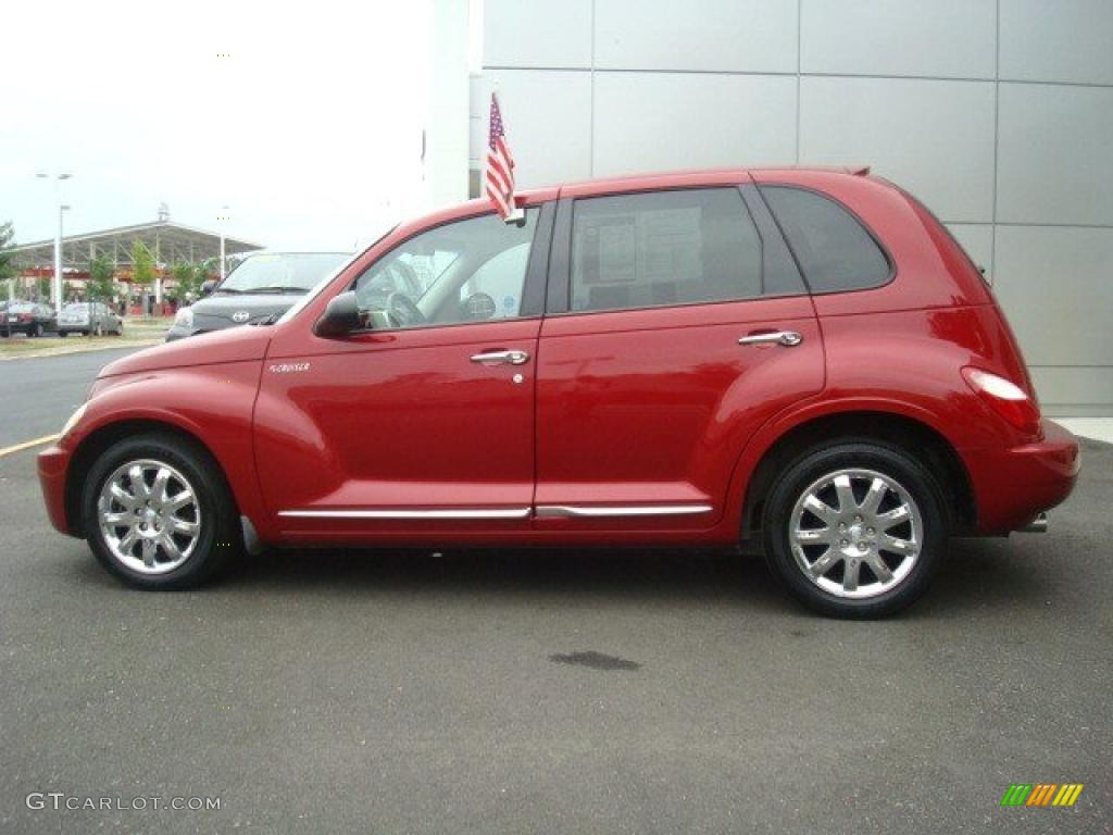 2006 PT Cruiser Limited - Inferno Red Crystal Pearl / Pastel Pebble Beige photo #3