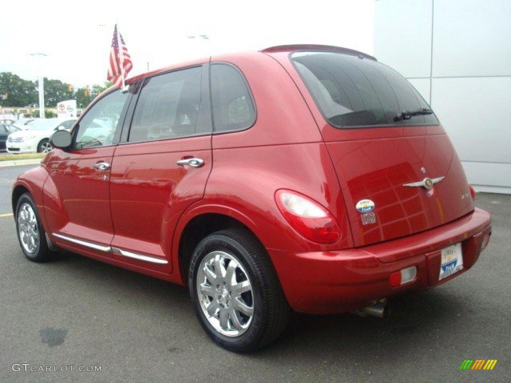 2006 PT Cruiser Limited - Inferno Red Crystal Pearl / Pastel Pebble Beige photo #4
