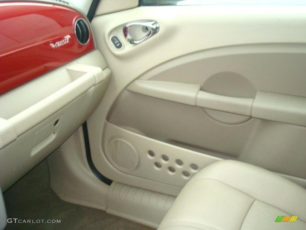 2006 PT Cruiser Limited - Inferno Red Crystal Pearl / Pastel Pebble Beige photo #20