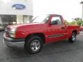 2004 Victory Red Chevrolet Silverado 1500 Regular Cab  photo #6