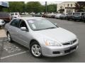 2007 Alabaster Silver Metallic Honda Accord EX-L Sedan  photo #3