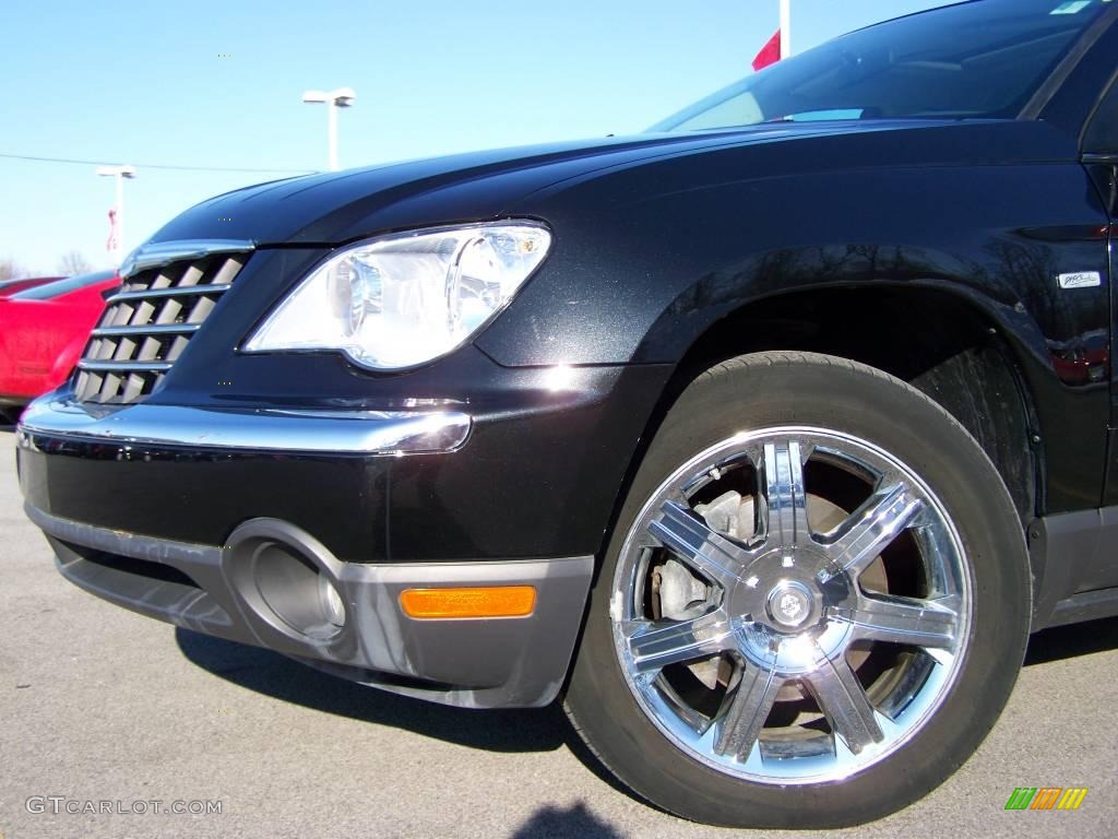 2007 Pacifica Signature Series - Brilliant Black / Pastel Slate Gray photo #2
