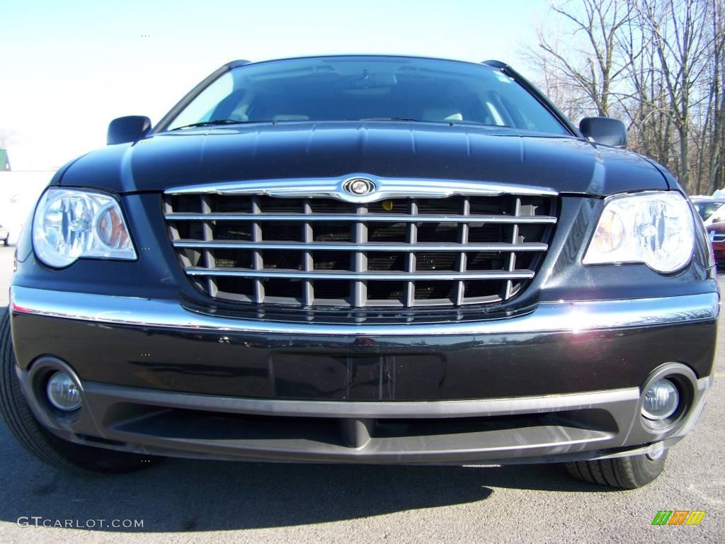2007 Pacifica Signature Series - Brilliant Black / Pastel Slate Gray photo #3