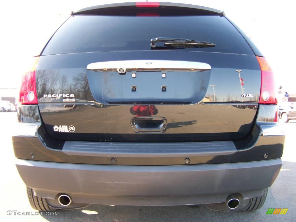 2007 Pacifica Signature Series - Brilliant Black / Pastel Slate Gray photo #5