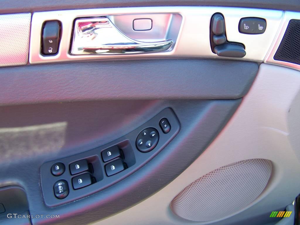 2007 Pacifica Signature Series - Brilliant Black / Pastel Slate Gray photo #10