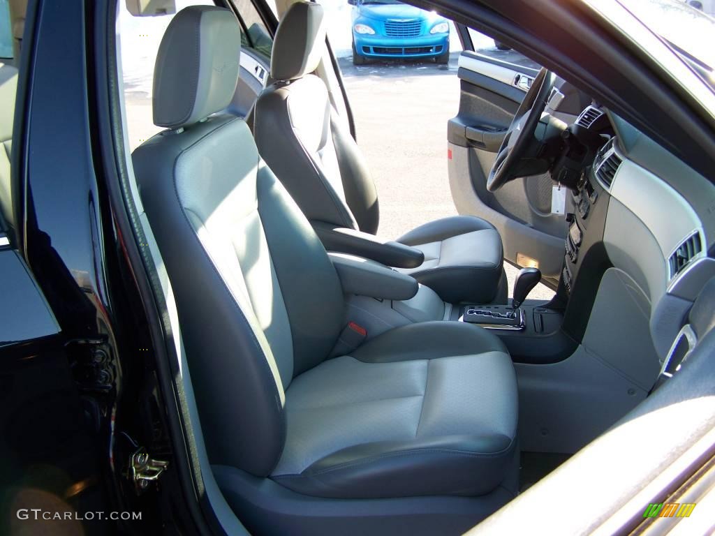 2007 Pacifica Signature Series - Brilliant Black / Pastel Slate Gray photo #14