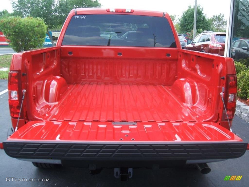 2010 Silverado 1500 LT Crew Cab 4x4 - Victory Red / Light Titanium/Ebony photo #9