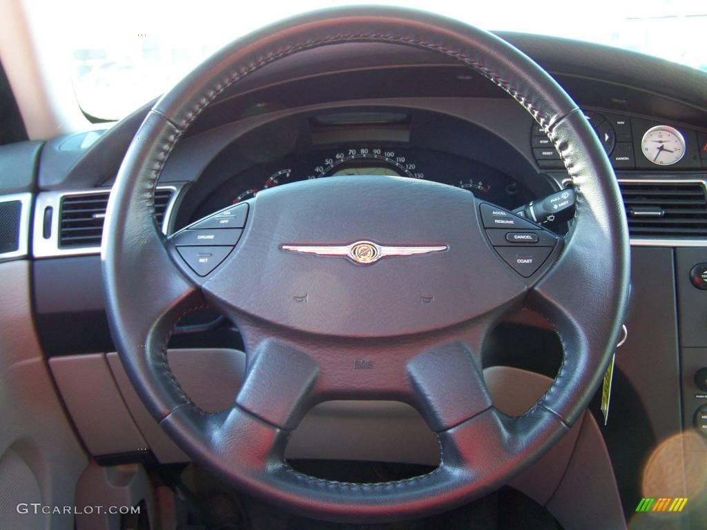 2007 Pacifica Signature Series - Brilliant Black / Pastel Slate Gray photo #22