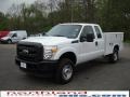 Oxford White - F350 Super Duty XL SuperCab 4x4 Chassis Commercial Photo No. 2