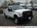 Oxford White - F350 Super Duty XL SuperCab 4x4 Chassis Commercial Photo No. 4