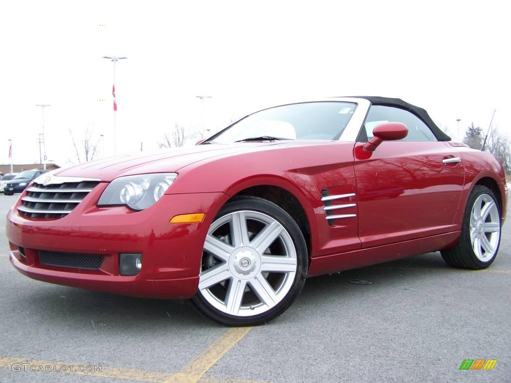 Blaze Red Crystal Pearlcoat 2007 Chrysler Crossfire Limited Roadster Exterior Photo #2995801