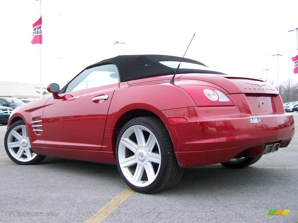 Blaze Red Crystal Pearlcoat 2007 Chrysler Crossfire Limited Roadster Exterior Photo #2995826