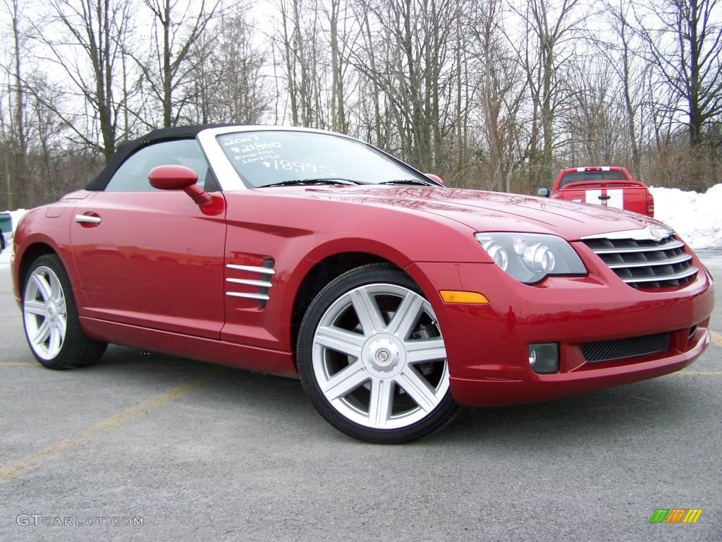 Blaze Red Crystal Pearlcoat 2007 Chrysler Crossfire Limited Roadster Exterior Photo #2995836