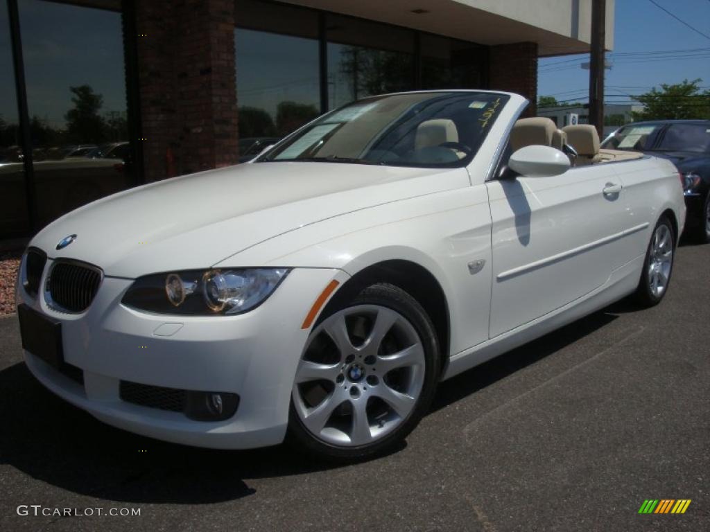 2007 3 Series 335i Convertible - Alpine White / Cream Beige photo #1