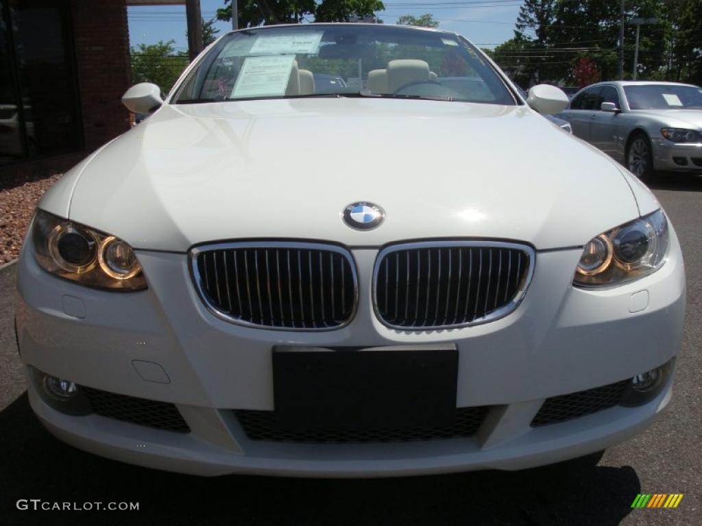 2007 3 Series 335i Convertible - Alpine White / Cream Beige photo #2