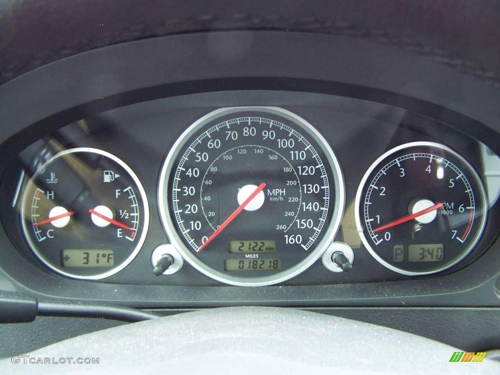 2007 Chrysler Crossfire Limited Roadster Gauges Photo #2995861
