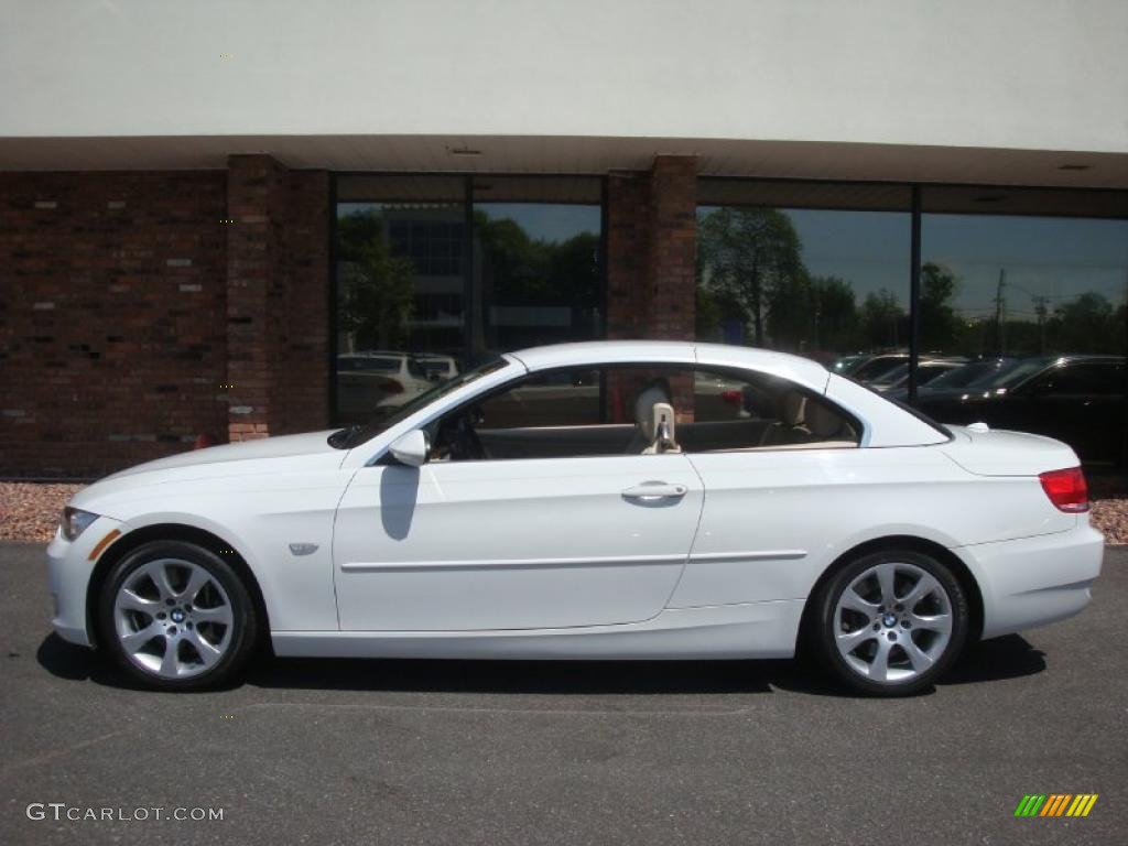 2007 3 Series 335i Convertible - Alpine White / Cream Beige photo #4