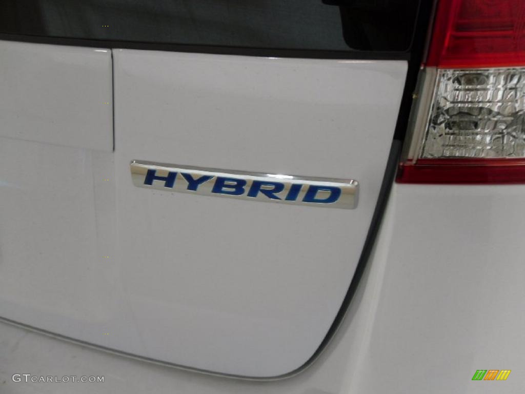 2010 Insight Hybrid EX - Spectrum White Pearl / Gray photo #5