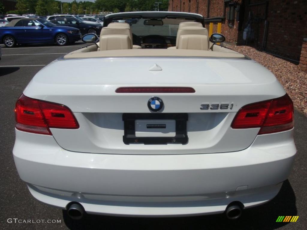 2007 3 Series 335i Convertible - Alpine White / Cream Beige photo #6