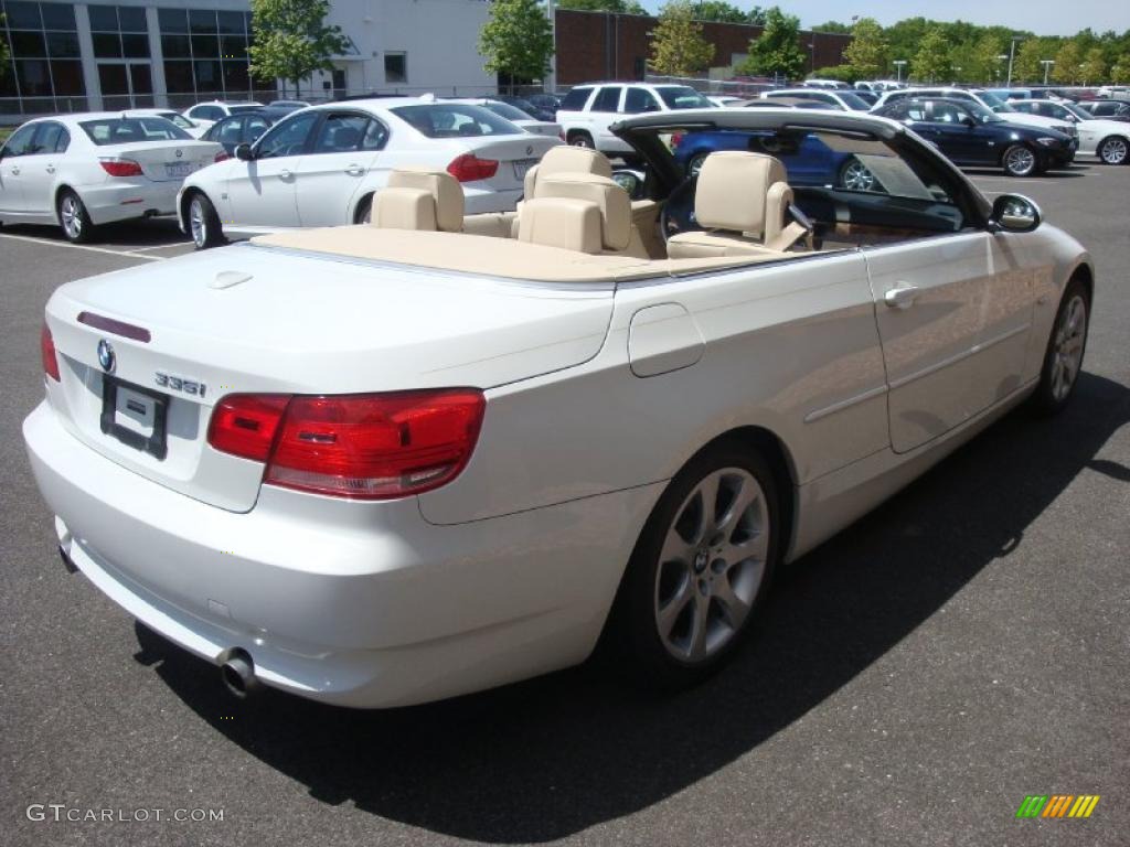 2007 3 Series 335i Convertible - Alpine White / Cream Beige photo #7