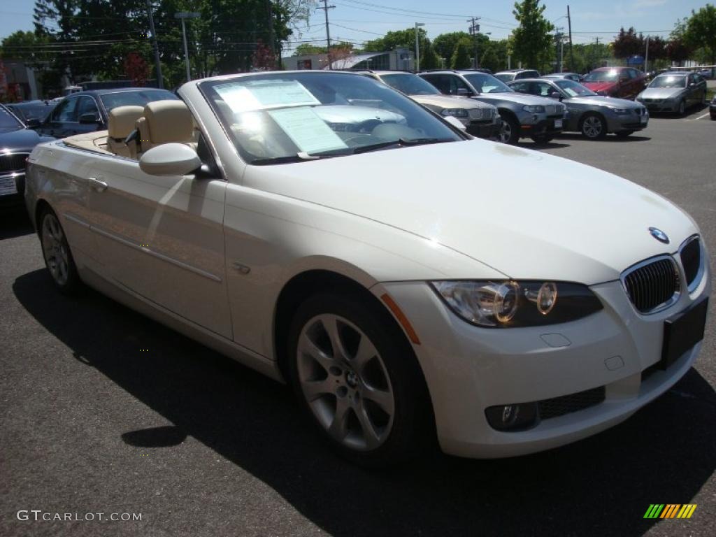 2007 3 Series 335i Convertible - Alpine White / Cream Beige photo #8