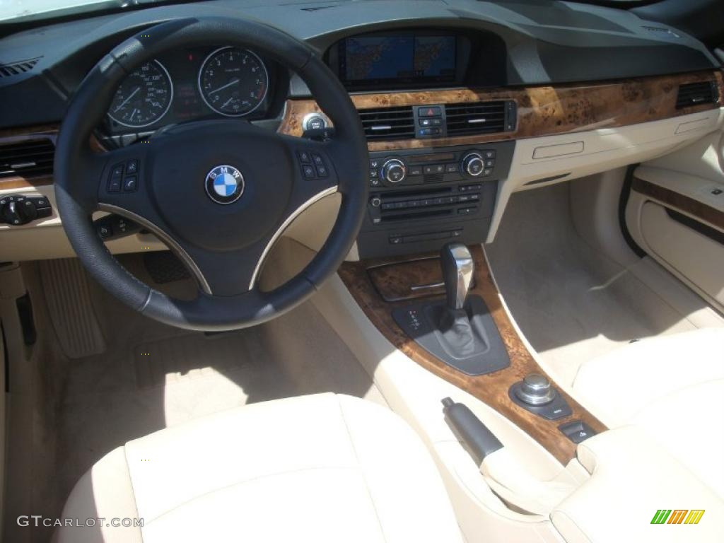 2007 3 Series 335i Convertible - Alpine White / Cream Beige photo #13