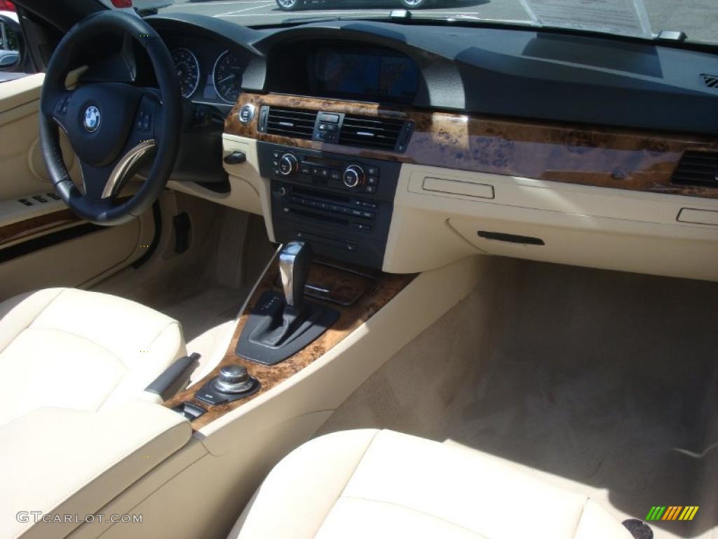 2007 3 Series 335i Convertible - Alpine White / Cream Beige photo #14