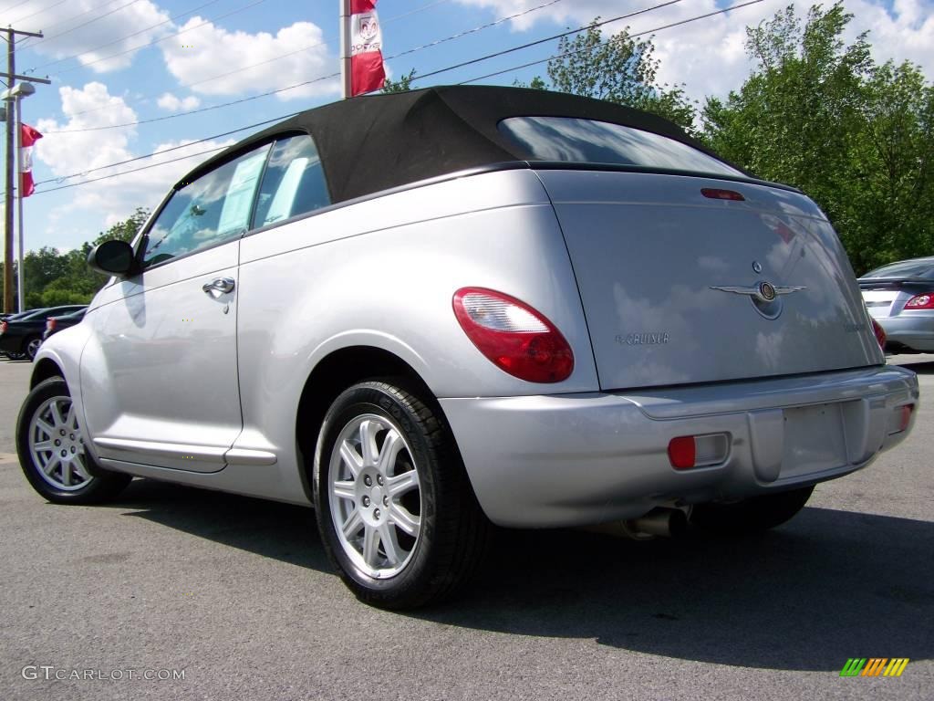 2007 PT Cruiser Touring Convertible - Bright Silver Metallic / Pastel Slate Gray photo #5