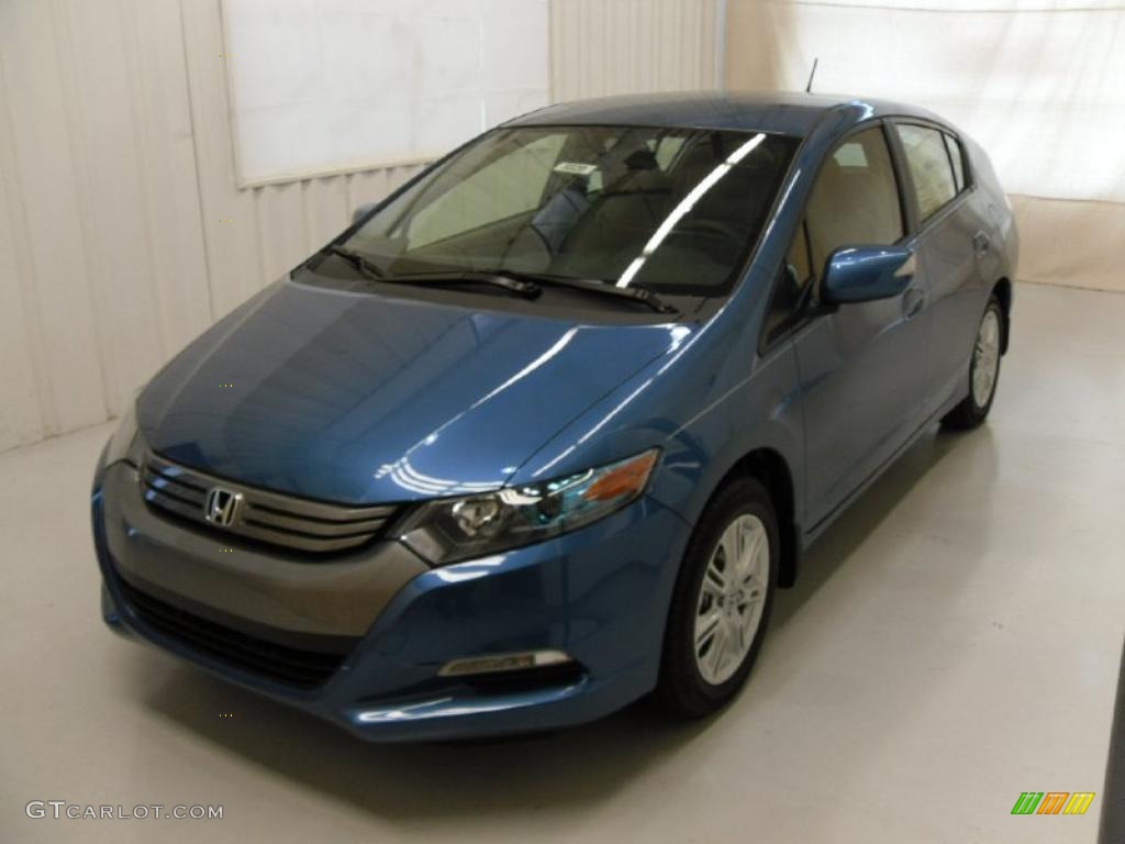 2010 Insight Hybrid EX - Atomic Blue Metallic / Gray photo #1