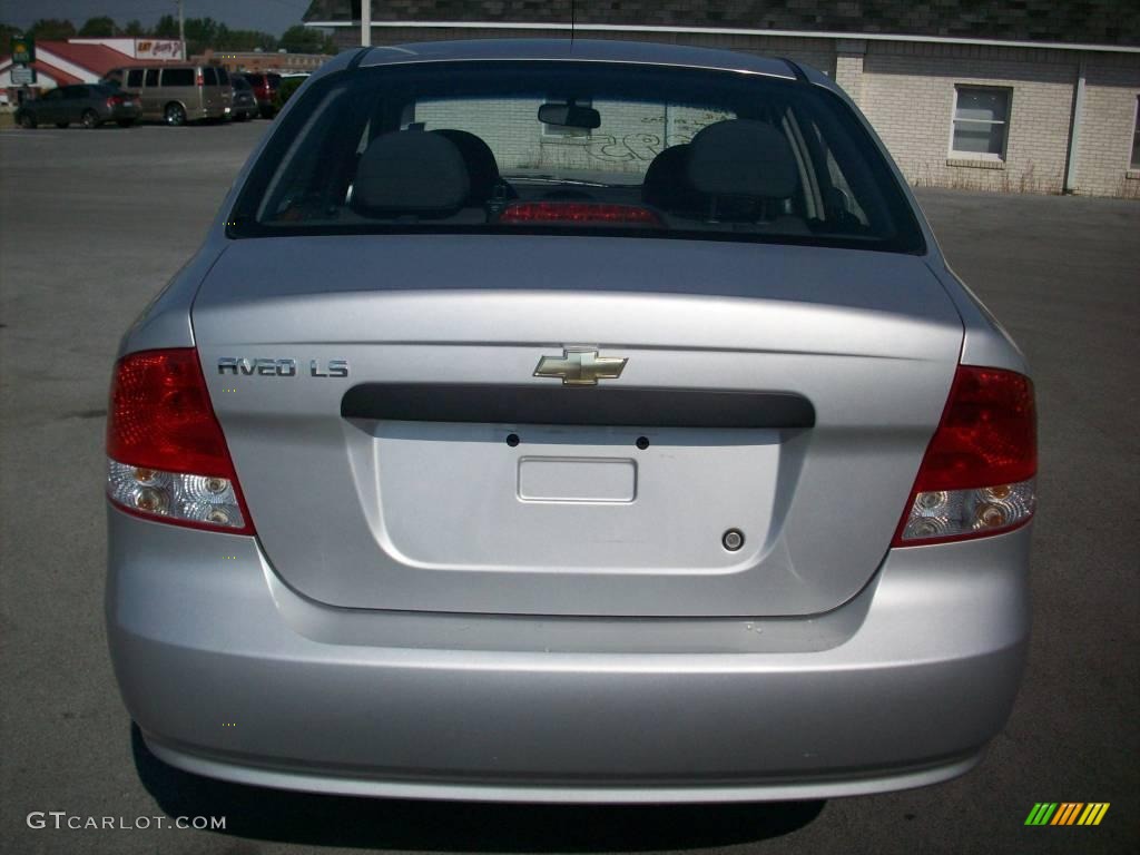 2006 Aveo LS Sedan - Cosmic Silver / Charcoal photo #3