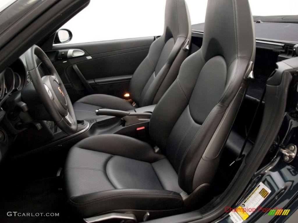 2008 911 Carrera S Cabriolet - Atlas Grey Metallic / Black photo #12