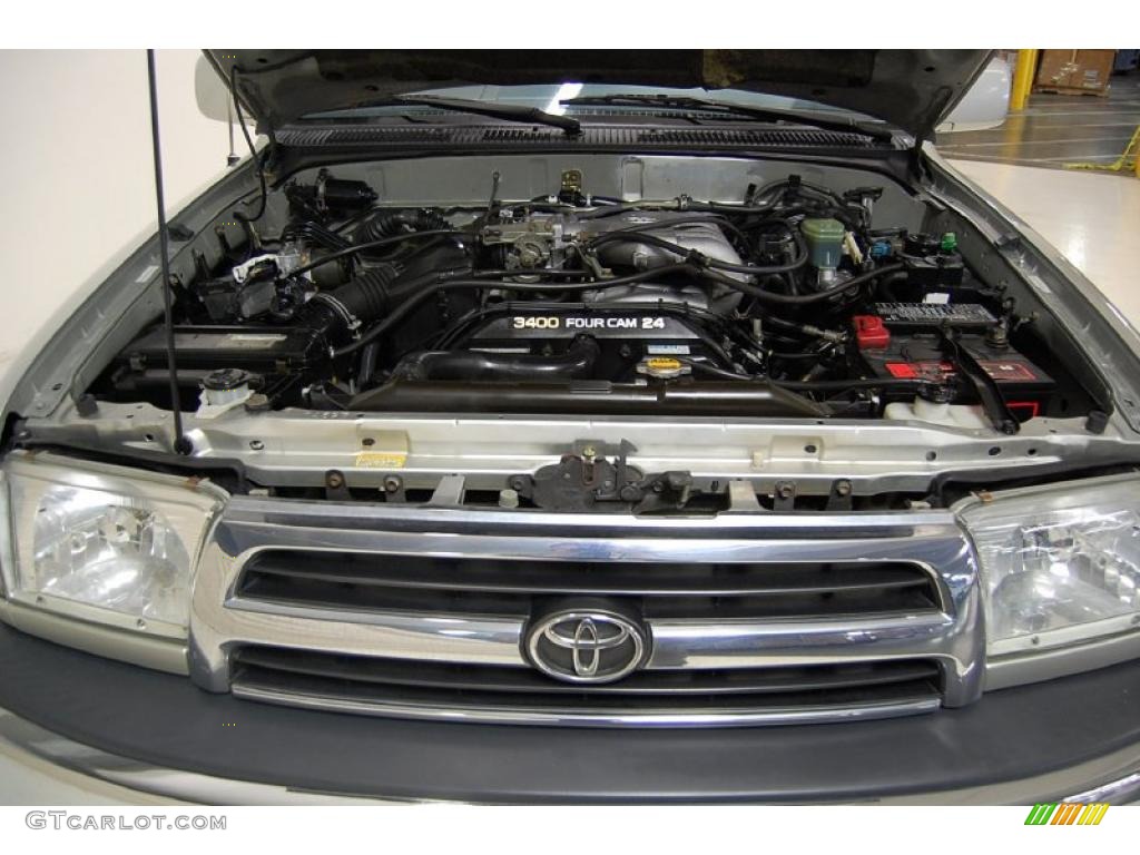 1999 4Runner SR5 - Millennium Silver Metallic / Gray photo #15