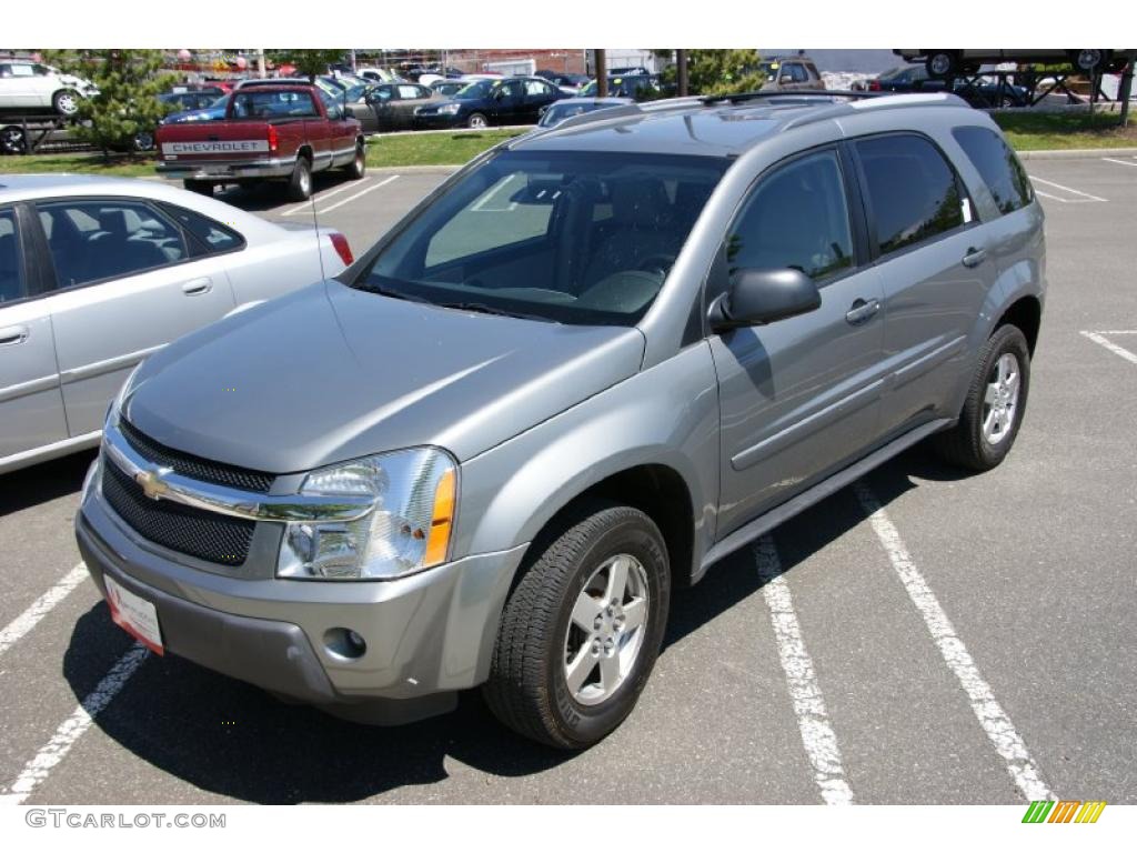 2005 Equinox LT AWD - Dark Silver Metallic / Light Gray photo #1