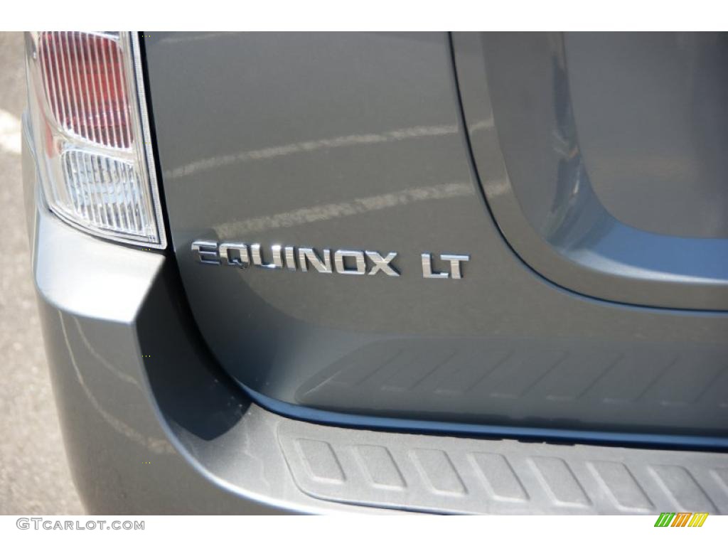2005 Equinox LT AWD - Dark Silver Metallic / Light Gray photo #6