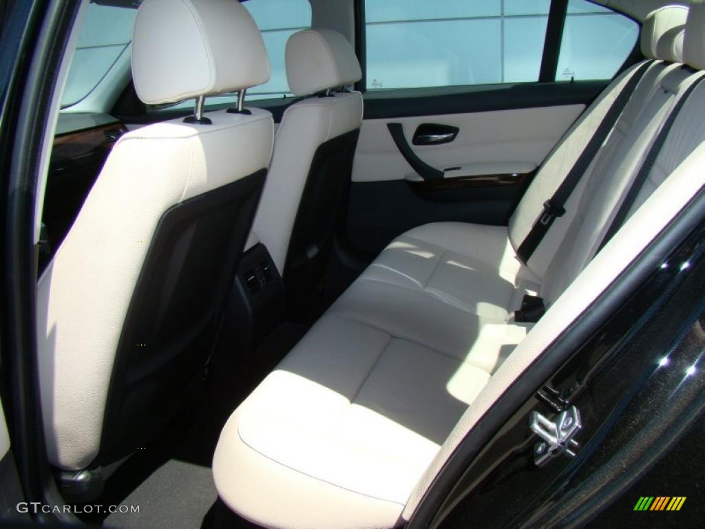 2010 3 Series 328i xDrive Sedan - Jet Black / Oyster/Black Dakota Leather photo #11