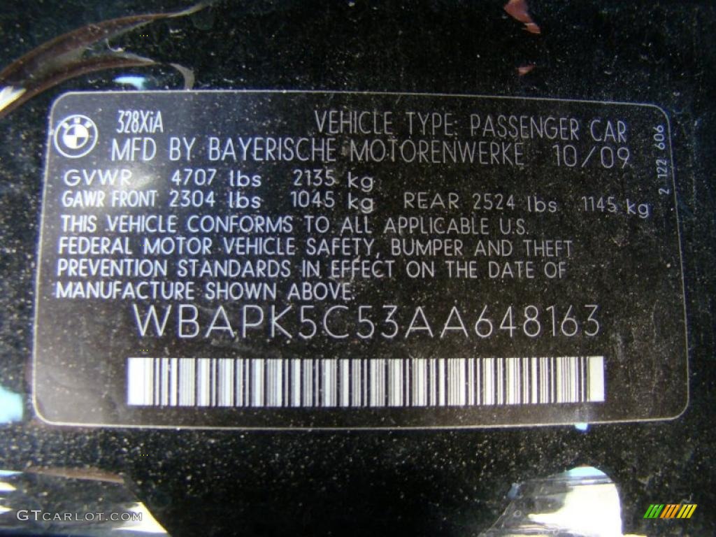 2010 3 Series 328i xDrive Sedan - Jet Black / Oyster/Black Dakota Leather photo #15