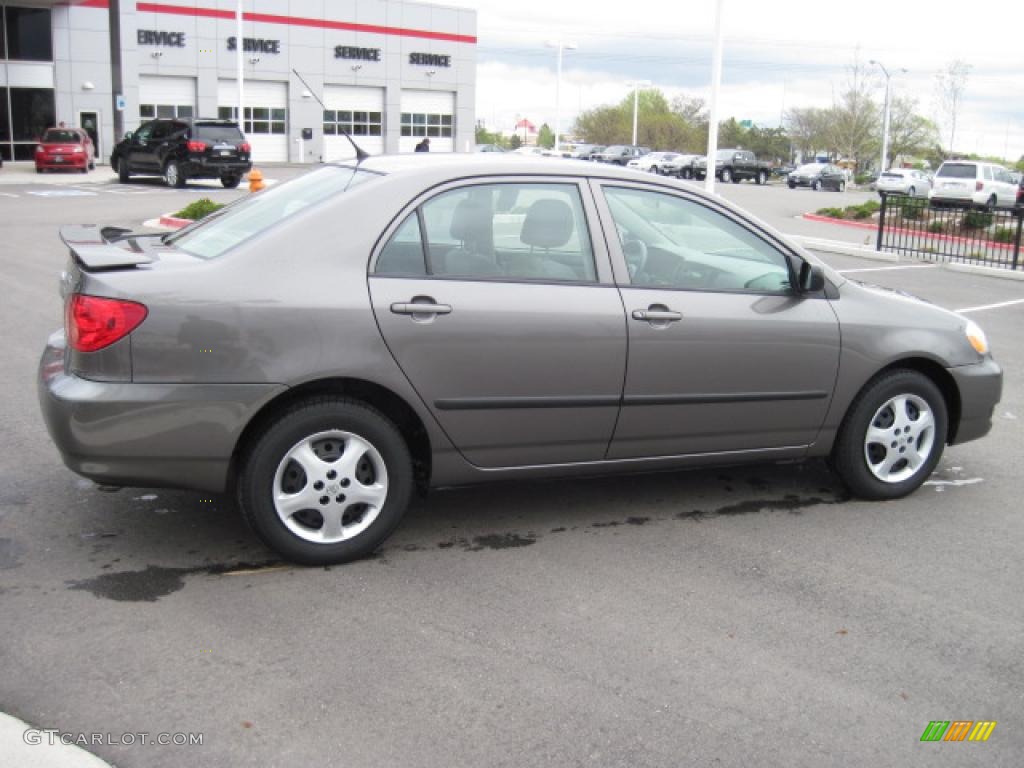 2007 Corolla CE - Phantom Gray Pearl / Gray photo #2